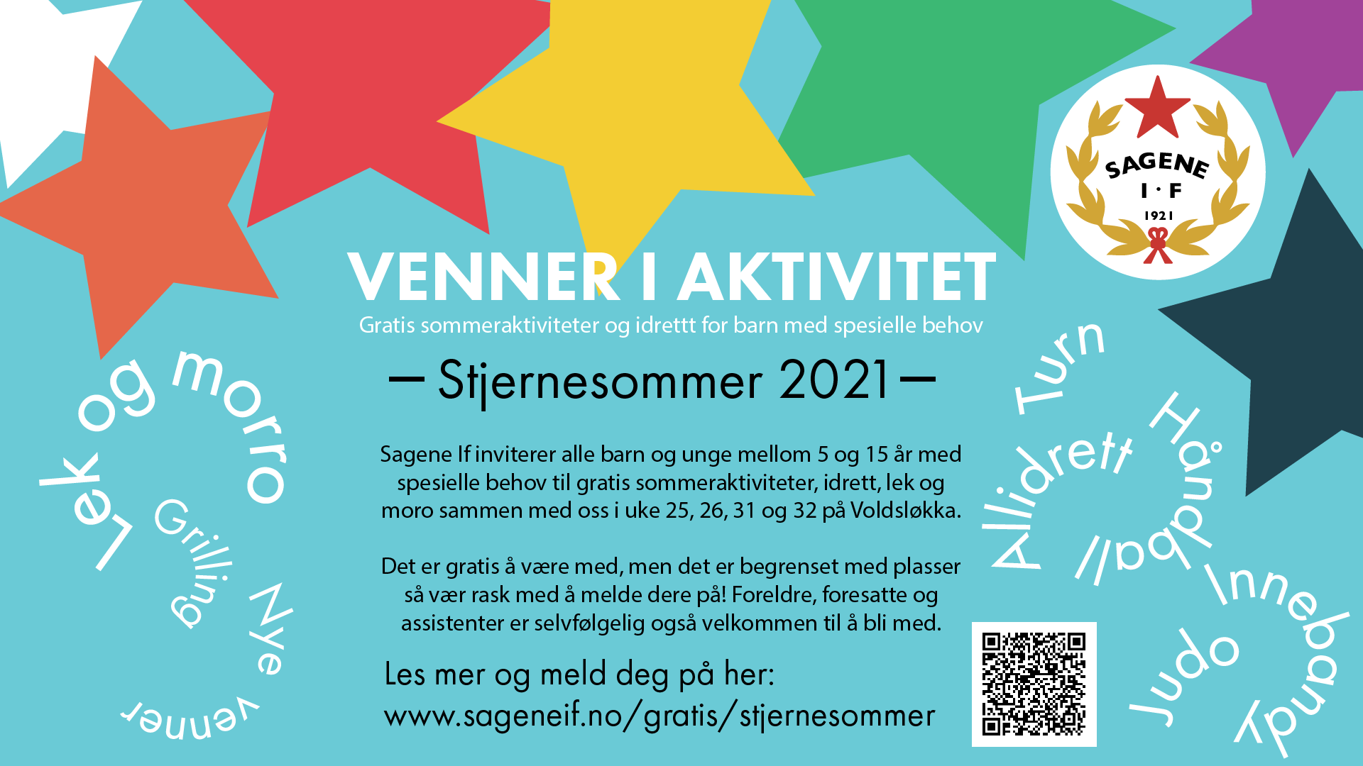 Venner I Aktivitet - Stjernesommer For Barn Og Ungdom Med Spesielle Behov!